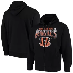 G-III Sales Shop 8 Men's G-III Sports by Carl Banks Black Cincinnati Bengals Perfect Season Full-Zip Hoodie