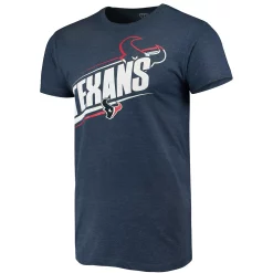 Men's G-III Sports by Carl Banks Heathered Navy Houston Texans Prime Time T-Shirt -G-III Sales Shop 4063588 ALT2