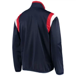 Men's G-III Sports by Carl Banks Navy Washington Wizards Post Up Tricot Full-Zip Track Jacket -G-III Sales Shop 4374761 ALT3