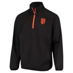 Men's G-III Sports by Carl Banks Black San Francisco Giants Flexibility Half-Zip Pullover Jacket 8 Men's G-III Sports by Carl Banks Black San Francisco Giants Flexibility Half-Zip Pullover Jacket -G-III Sales Shop 4614880 ALT2