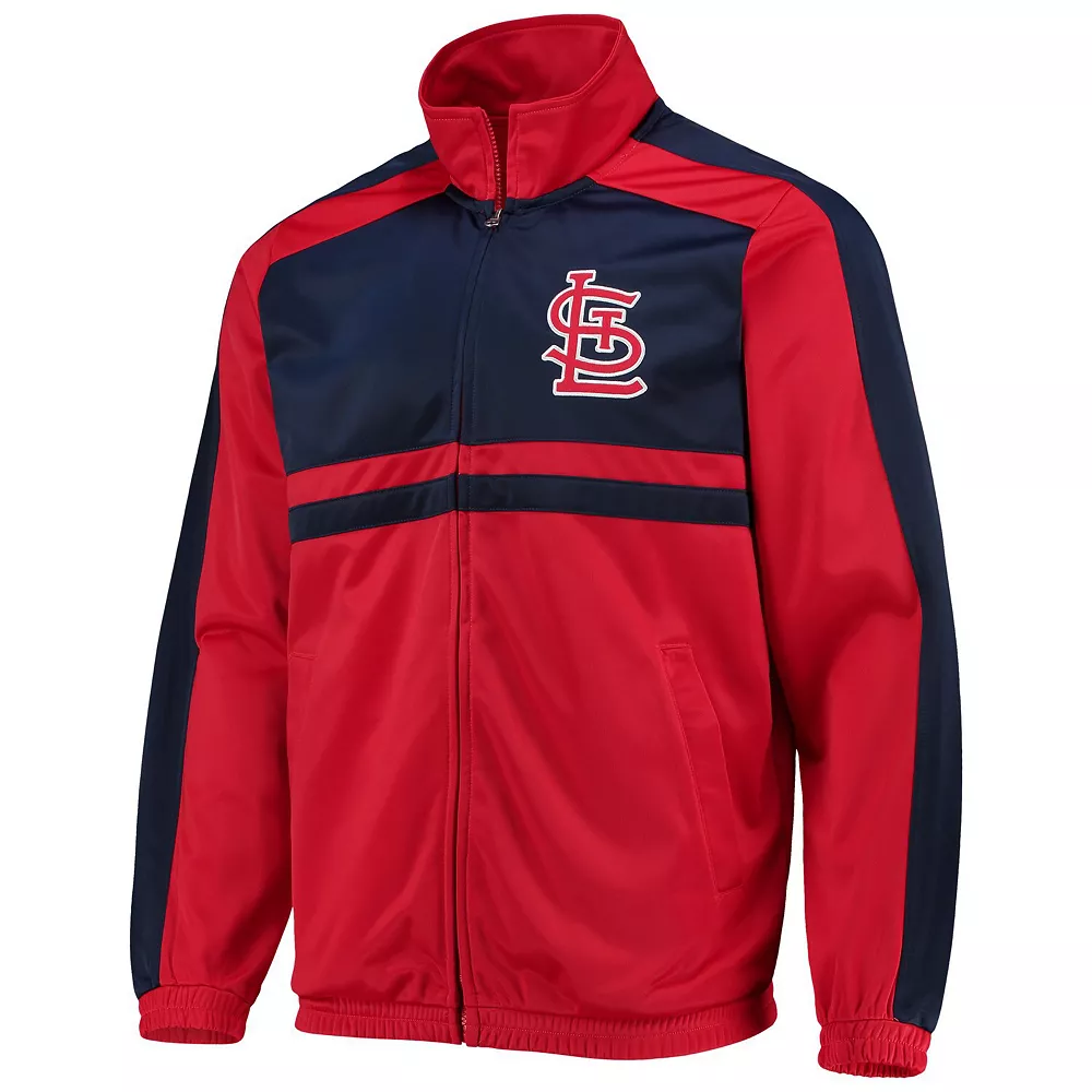 Men's G-III Sports by Carl Banks Red St. Louis Cardinals Full-Zip Track Jacket 5 Men's G-III Sports by Carl Banks Red St. Louis Cardinals Full-Zip Track Jacket - Image 3