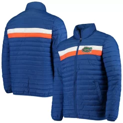Men's G-III Sports by Carl Banks Royal Florida Gators Yard Line Quilted Full-Zip Jacket