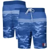 Men's G-III Sports by Carl Banks Royal Philadelphia 76ers Wave Camo Quick-Dry Swim Trunks