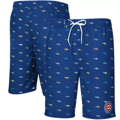 Men's G-III Sports by Carl Banks Royal Chicago Cubs Anchor Swim Trunks
