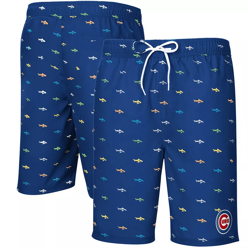 Men's G-III Sports by Carl Banks Royal Chicago Cubs Anchor Swim Trunks 3 Men's G-III Sports by Carl Banks Royal Chicago Cubs Anchor Swim Trunks