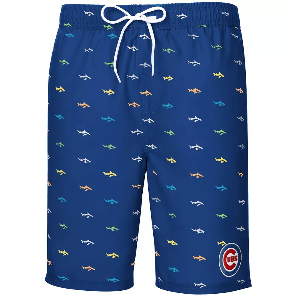Men's G-III Sports by Carl Banks Royal Chicago Cubs Anchor Swim Trunks 5 Men's G-III Sports by Carl Banks Royal Chicago Cubs Anchor Swim Trunks - Image 3