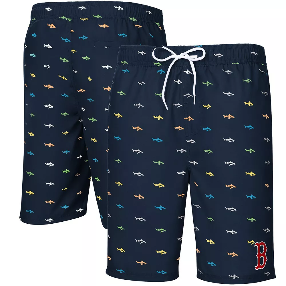 Men's G-III Sports by Carl Banks Navy Boston Red Sox Anchor Swim Trunks 4 Men's G-III Sports by Carl Banks Navy Boston Red Sox Anchor Swim Trunks - Image 2
