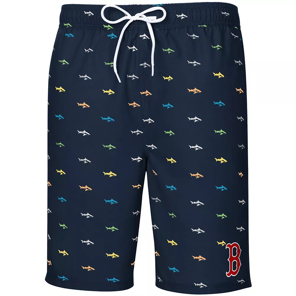 Men's G-III Sports by Carl Banks Navy Boston Red Sox Anchor Swim Trunks 5 Men's G-III Sports by Carl Banks Navy Boston Red Sox Anchor Swim Trunks - Image 3