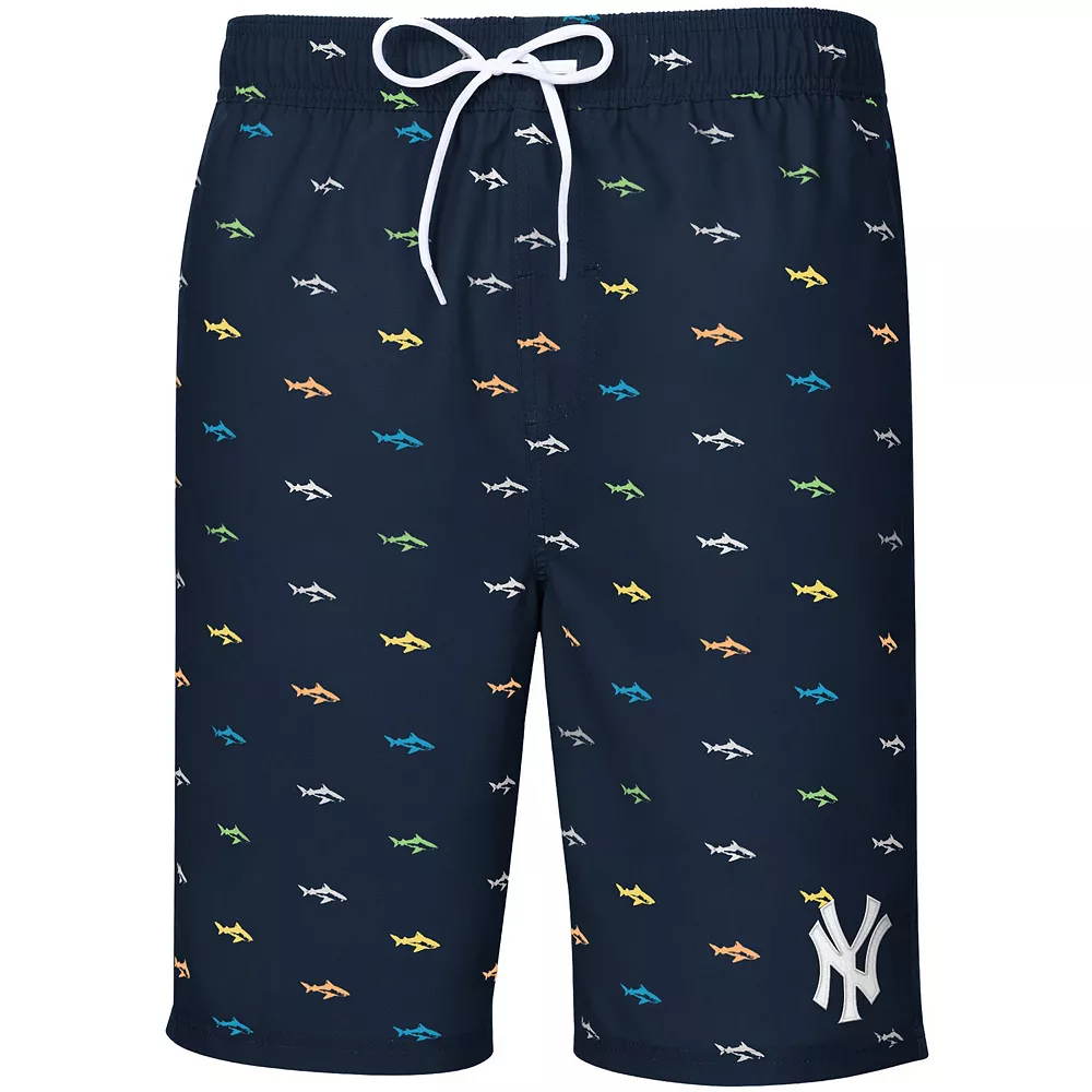 Men's G-III Sports by Carl Banks Navy New York Yankees Anchor Swim Trunks 5 Men's G-III Sports by Carl Banks Navy New York Yankees Anchor Swim Trunks - Image 3