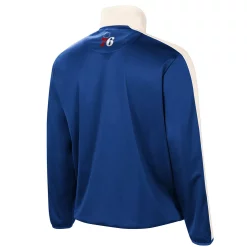 Men's G-III Sports by Carl Banks Royal/White Philadelphia 76ers Zone Blitz Tricot Full-Zip Track Jacket -G-III Sales Shop 5006805 ALT3