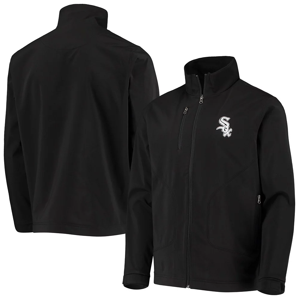 Men's G-III Sports by Carl Banks Black Chicago White Sox Strong Side Full-Zip Jacket 4 Men's G-III Sports by Carl Banks Black Chicago White Sox Strong Side Full-Zip Jacket - Image 2