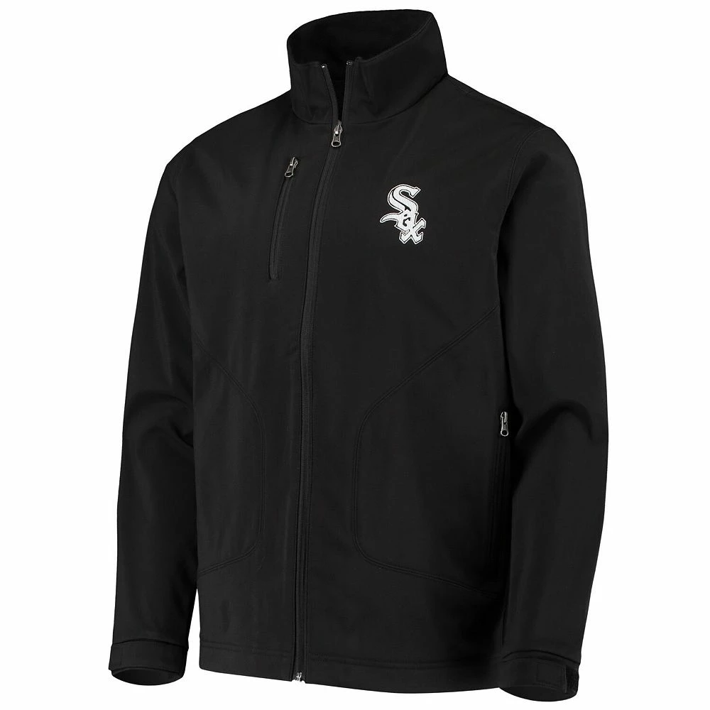 Men's G-III Sports by Carl Banks Black Chicago White Sox Strong Side Full-Zip Jacket 5 Men's G-III Sports by Carl Banks Black Chicago White Sox Strong Side Full-Zip Jacket - Image 3