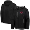 Men's G-III Sports by Carl Banks Black Cincinnati Reds Double Play Lightweight Hoodie Jacket