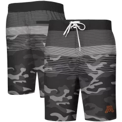 Men's G-III Sports by Carl Banks Black Minnesota Golden Gophers Wave Camo Swim Trunks