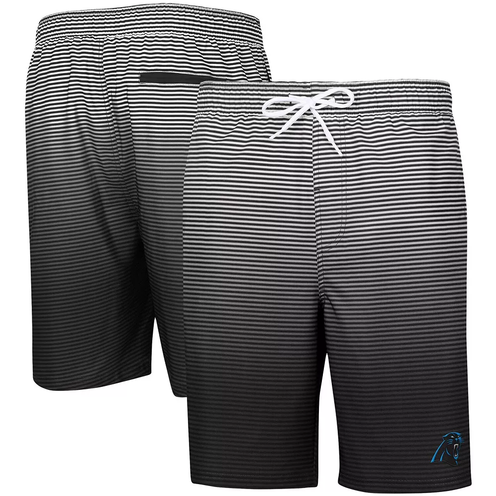 Men's G-III Sports by Carl Banks Black Carolina Panthers Ocean Swim Trunks 3 Men's G-III Sports by Carl Banks Black Carolina Panthers Ocean Swim Trunks