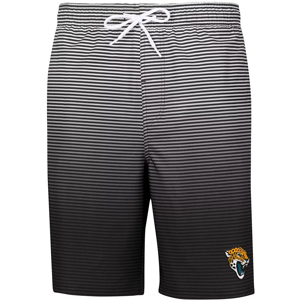 Men's G-III Sports by Carl Banks Black Jacksonville Jaguars Ocean Swim Trunks 4 Men's G-III Sports by Carl Banks Black Jacksonville Jaguars Ocean Swim Trunks - Image 2