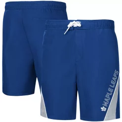 Men's G-III Sports by Carl Banks Navy Toronto Maple Leafs Sunrise Volley Swim Shorts -G-III Sales Shop 5054067 ALT