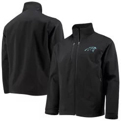 Men's G-III Sports by Carl Banks Black Carolina Panthers Strong Side Full-Zip Jacket