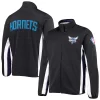 Men's G-III Sports by Carl Banks Black Charlotte Hornets 75th Anniversary Power Forward Space-Dye Full-Zip Track Jacket 2 Men's G-III Sports by Carl Banks Black Charlotte Hornets 75th Anniversary Power Forward Space-Dye Full-Zip Track Jacket -G-III Sales Shop 5381284