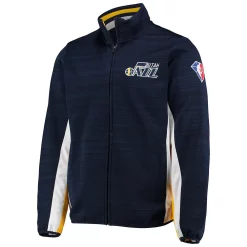 Men's G-III Sports by Carl Banks Navy Utah Jazz 75th Anniversary Power Forward Space-Dye Full-Zip Track Jacket 7 Men's G-III Sports by Carl Banks Navy Utah Jazz 75th Anniversary Power Forward Space-Dye Full-Zip Track Jacket -G-III Sales Shop 5383694 ALT2