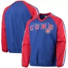 Men's G-III Sports by Carl Banks Royal/Red Chicago Cubs Kickoff Raglan V-Neck Pullover Jacket 1 Men's G-III Sports by Carl Banks Royal/Red Chicago Cubs Kickoff Raglan V-Neck Pullover Jacket -G-III Sales Shop 5402452
