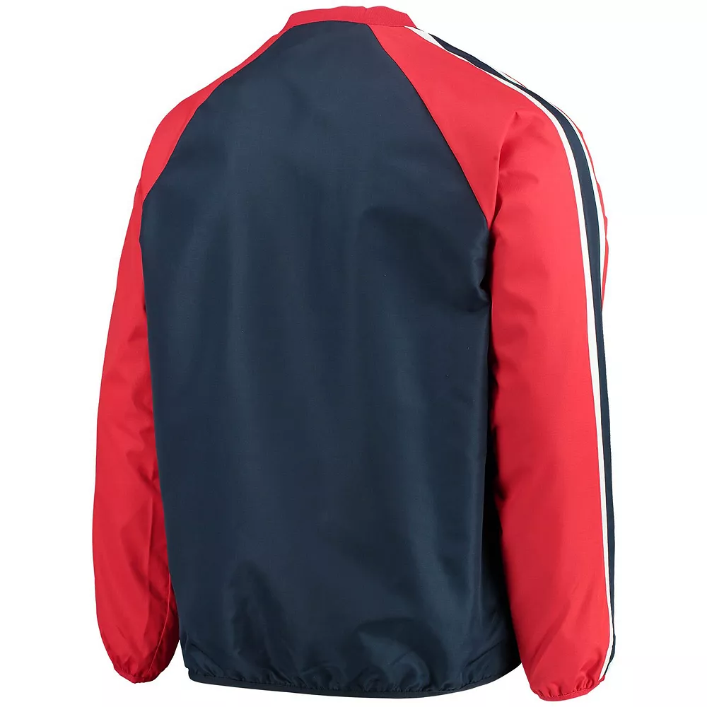 Men's G-III Sports by Carl Banks Navy/Red St. Louis Cardinals Kickoff Raglan V-Neck Pullover Jacket 6 Men's G-III Sports by Carl Banks Navy/Red St. Louis Cardinals Kickoff Raglan V-Neck Pullover Jacket - Image 4
