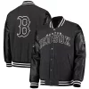 Men's G-III Sports by Carl Banks Black Boston Red Sox Power Play Full-Zip Jacket