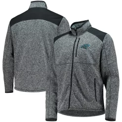 Men's G-III Sports by Carl Banks Black Carolina Panthers Country Full-Zip Jacket