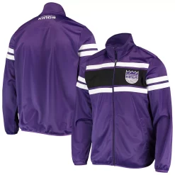 Men's G-III Sports by Carl Banks Purple/Black Sacramento Kings Power Pitcher Full-Zip Track Jacket -G-III Sales Shop 5680997 ALT