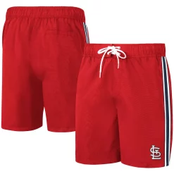 Men's G-III Sports by Carl Banks Red St. Louis Cardinals Sand Beach Volley Swim Shorts