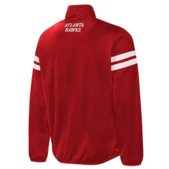 Men's G-III Sports by Carl Banks Red Atlanta Hawks Power Pitcher Full-Zip Track Jacket -G-III Sales Shop 5694255 ALT3