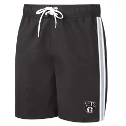 Men's G-III Sports by Carl Banks Black/Gray Brooklyn Nets Sand Beach Volley Swim Shorts 7 Men's G-III Sports by Carl Banks Black/Gray Brooklyn Nets Sand Beach Volley Swim Shorts -G-III Sales Shop 5695046 ALT2