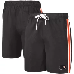 Men's G-III Sports by Carl Banks Black/Orange Philadelphia Flyers Sand Beach Swim Shorts 6 Men's G-III Sports by Carl Banks Black/Orange Philadelphia Flyers Sand Beach Swim Shorts -G-III Sales Shop 5695268 ALT