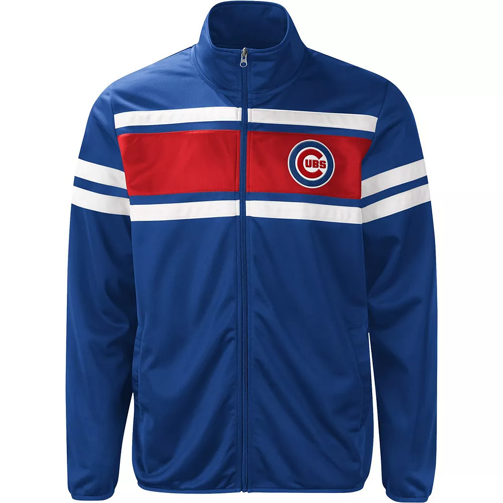 Men's G-III Sports by Carl Banks Royal/Red Chicago Cubs Power Pitcher Full-Zip Track Jacket 5 Men's G-III Sports by Carl Banks Royal/Red Chicago Cubs Power Pitcher Full-Zip Track Jacket - Image 3