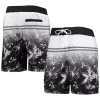 Men's G-III Sports by Carl Banks Black Baltimore Ravens Island Volley Swim Shorts