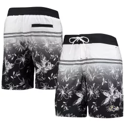 Men's G-III Sports by Carl Banks Black Baltimore Ravens Island Volley Swim Shorts