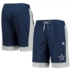 G-III Sales Shop 14 Men's G-III Sports by Carl Banks Navy/Gray Dallas Cowboys Fan Favorite Fashion Shorts
