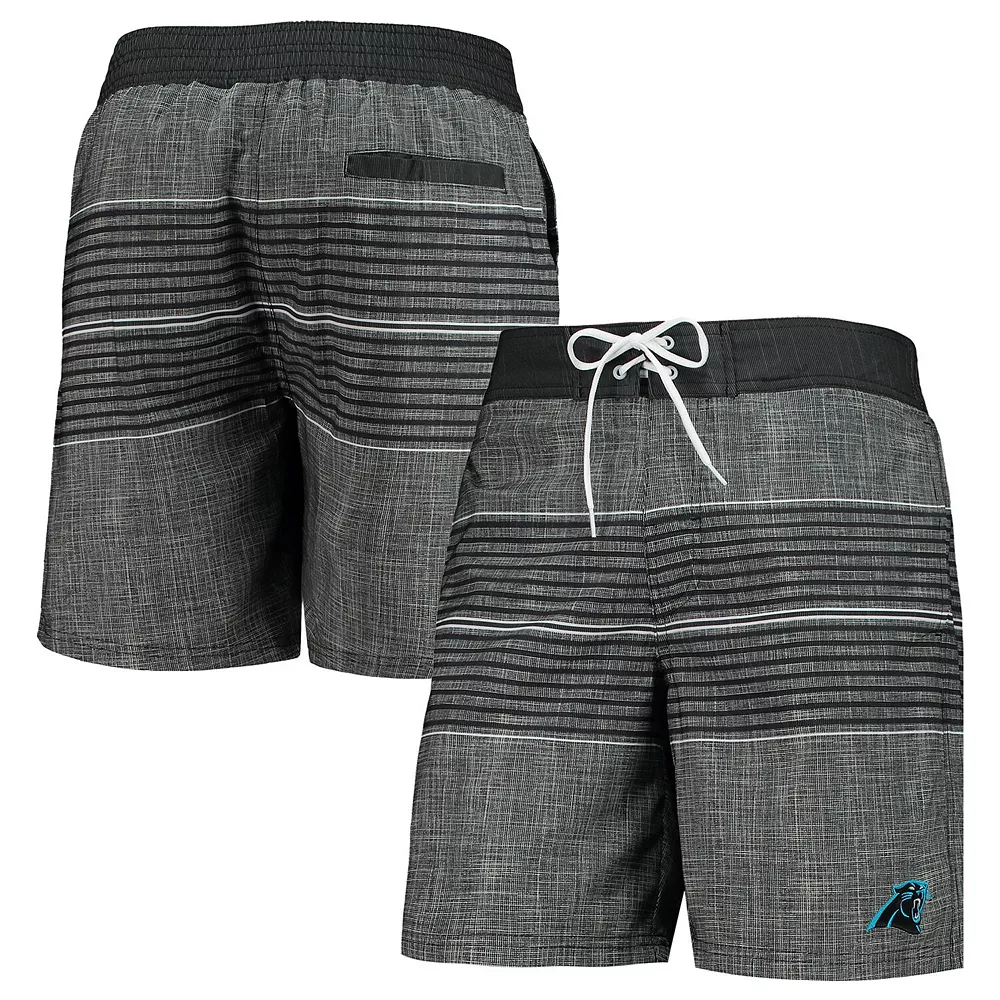 Men's G-III Sports by Carl Banks Black Carolina Panthers Horizon Swim Shorts 4 Men's G-III Sports by Carl Banks Black Carolina Panthers Horizon Swim Shorts - Image 2