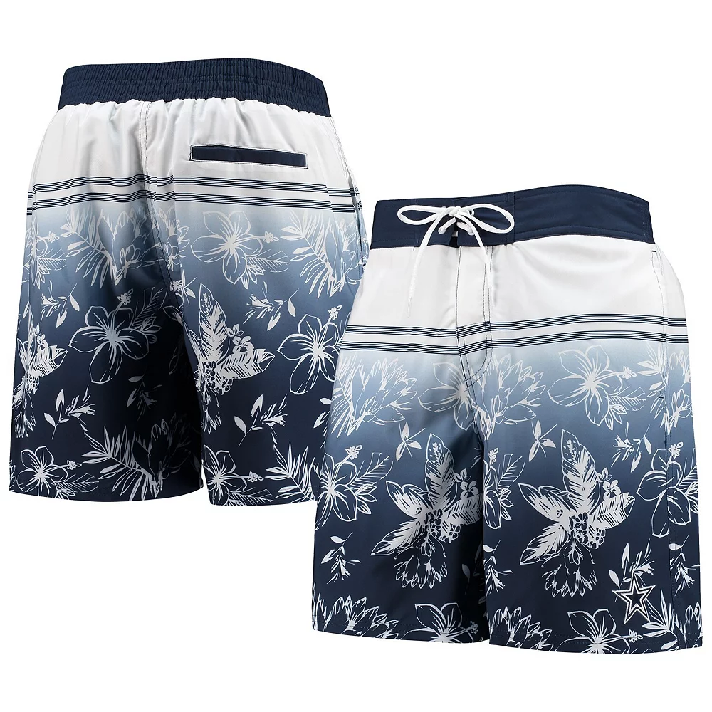 Men's G-III Sports by Carl Banks Navy Dallas Cowboys Island Volley Swim Shorts 3 Men's G-III Sports by Carl Banks Navy Dallas Cowboys Island Volley Swim Shorts