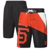 Men's G-III Sports by Carl Banks Black San Francisco Giants Wind Wave Swim Shorts 2 Men's G-III Sports by Carl Banks Black San Francisco Giants Wind Wave Swim Shorts -G-III Sales Shop 5762039