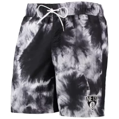 Men's G-III Sports by Carl Banks Black Brooklyn Nets Splash Volley Swim Shorts 8 Men's G-III Sports by Carl Banks Black Brooklyn Nets Splash Volley Swim Shorts -G-III Sales Shop 5762351 ALT2