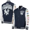 Men's G-III Sports by Carl Banks Navy/Gray New York Yankees Complete Game Commemorative Full-Snap Jacket
