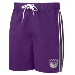 Men's G-III Sports by Carl Banks Purple/Black Sacramento Kings Sand Beach Volley Swim Shorts -G-III Sales Shop 5762968 ALT2
