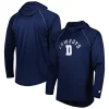 Men's G-III Sports by Carl Banks Navy Dallas Cowboys Retro Joe Raglan Long Sleeve Hoodie T-Shirt