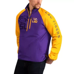 Men's G-III Sports by Carl Banks Purple LSU Tigers Point Guard Raglan Half-Zip Jacket 5 Men's G-III Sports by Carl Banks Purple LSU Tigers Point Guard Raglan Half-Zip Jacket -G-III Sales Shop 6012506 ALT