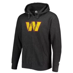 Men's G-III Sports by Carl Banks Heather Charcoal Washington Commanders Perfect Season Full-Zip Hoodie 7 Men's G-III Sports by Carl Banks Heather Charcoal Washington Commanders Perfect Season Full-Zip Hoodie -G-III Sales Shop 6078858 ALT2