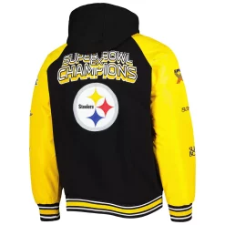 Men's G-III Sports by Carl Banks Black Pittsburgh Steelers Defender Raglan Full-Zip Hoodie Varsity Jacket 9 Men's G-III Sports by Carl Banks Black Pittsburgh Steelers Defender Raglan Full-Zip Hoodie Varsity Jacket -G-III Sales Shop 6127589 ALT3
