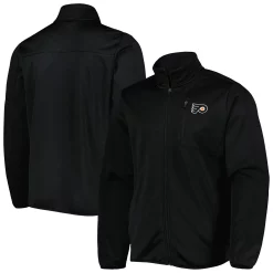 Men's G-III Sports by Carl Banks Black Philadelphia Flyers Closer Transitional Full-Zip Jacket
