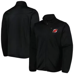 Men's G-III Sports by Carl Banks Black New Jersey Devils Closer Transitional Full-Zip Jacket