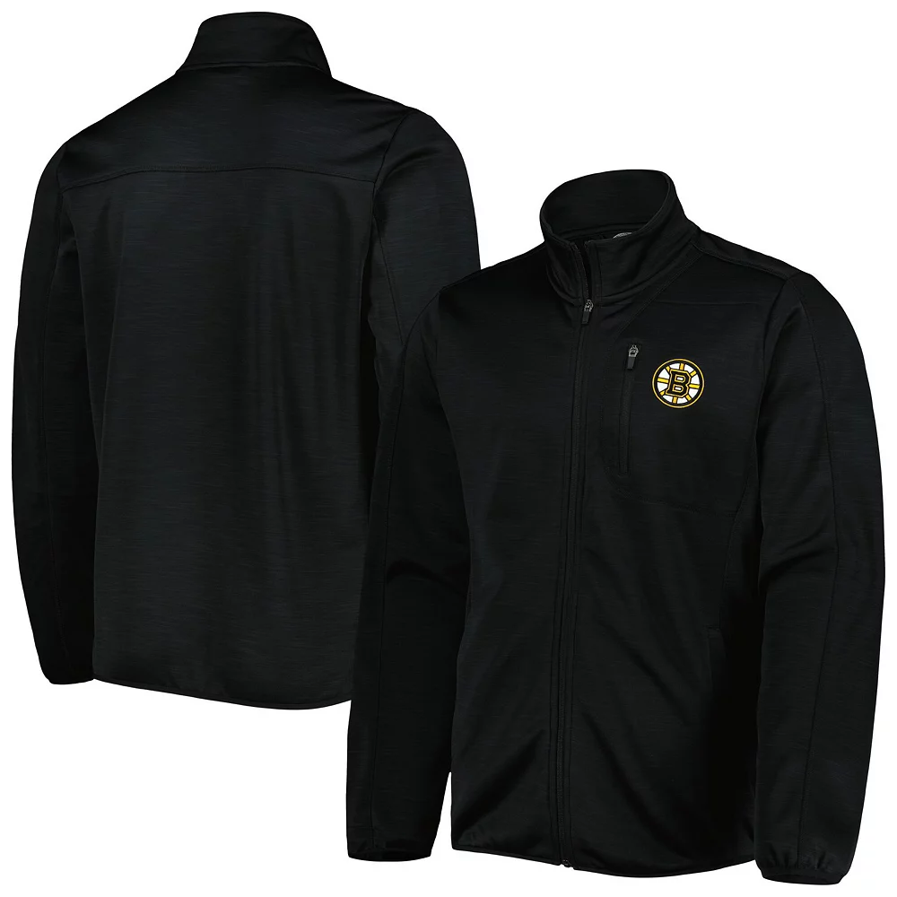 Men's G-III Sports by Carl Banks Black Boston Bruins Closer Transitional Full-Zip Jacket 3 Men's G-III Sports by Carl Banks Black Boston Bruins Closer Transitional Full-Zip Jacket - Image 2